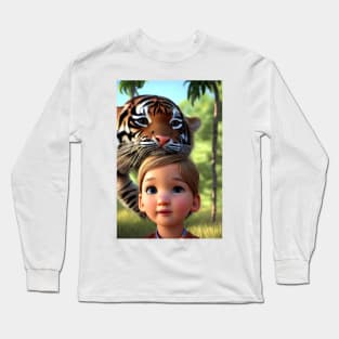 Animal Friendship Long Sleeve T-Shirt